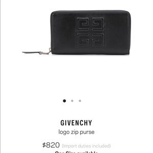 Givenchy Zip Wallet